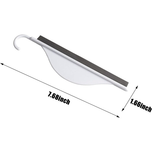 Shower Squeegee, Portable Streak Free Handheld Squeegee Cleaner with Hook 2