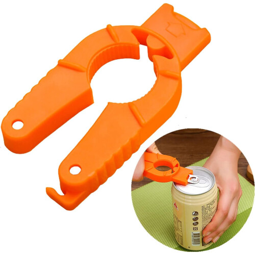 3 in 1 Easy Can Opener, Multifunctional Plastic Hand Holder, Nail Protector