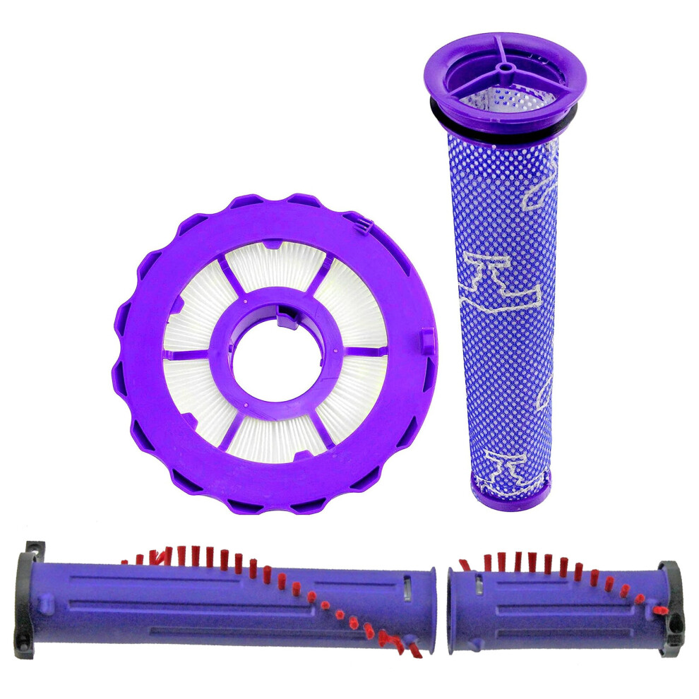 Spares2go Brushroll For Dyson Dc40 Erp Vacuum Cleaner Roller Brush + Hepa Pre Post Filters