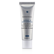 SkinCeuticals Glycolic 10 Renew Overnight - 50 ml (1.7 oz) 480926/480964, Exfoliating Night Cream (10% Glycolic, 2% Phytic)