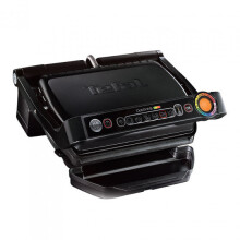 Grill OptiGrill + TEFAL GC7128 - Negro - 6 programas de grill automáticos
