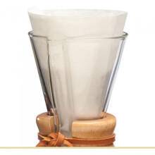 Unfolded paper filters Chemex Half Moon, 100 pcs. (for 3-Cup Chemex)