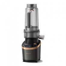 Mixeur de alta velocidad Philips serie 7000, tecnología ProBlend Ultra, 1,8 L, 6 programas, plata, negro (HR3770/10)