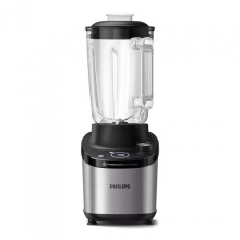 Frullatore ad alta velocità Philips serie 7000, tecnologia ProBlend Ultra, 1,8 L, 6 programmi, argento, nero (HR3760/10)