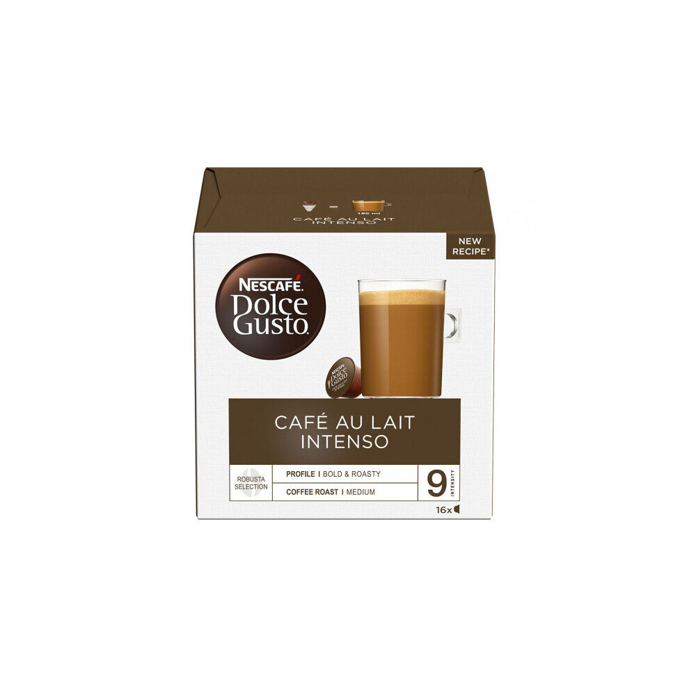 Coffee capsules NESCAFÃÃ Dolce GustoÃ CafÃ au Lait Intenso, 16 pcs.