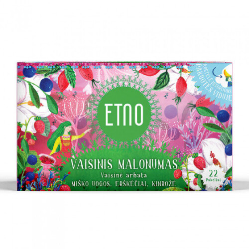 Fruit infusion ETNO Fruity Pleasure, 22 pcs.