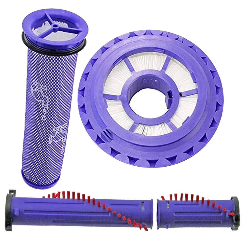 Spares2go Brushroll For Dyson Dc55 Erp Vacuum Cleaner Roller Brush + Hepa Pre Post Filters