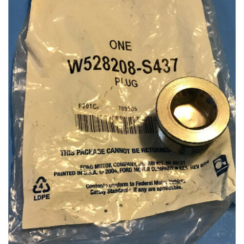 FORD MONDEO MK5 Cylinder Block Plug 5086836 W528208-S437 NEW  