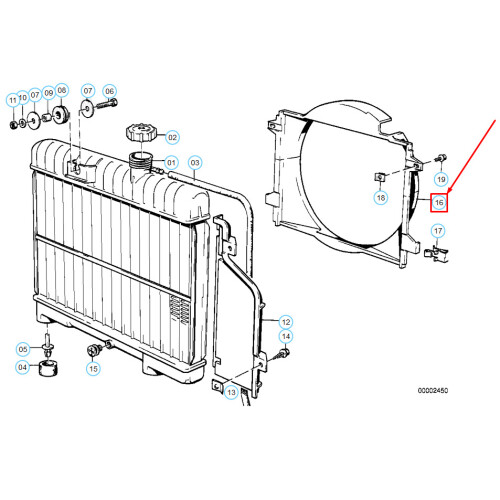 BMW 3 E30 Radiator Fan Shroud 17111177685 NEW GENUINE on OnBuy