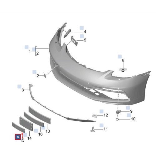 PORSCHE 718 CAYMAN 982 Front License Number Holder 982807813LOK1 NEW