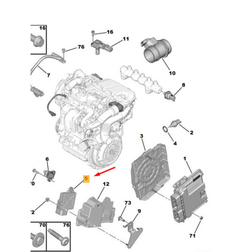 CITROËN C3 MK3 SX Engine Restarter Unit 9677871680 NEW GENUINE on 