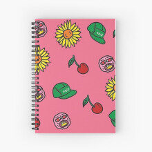 Spiral Notebook Tyler the Creator Cherry Bomb Art A5 120 Pages