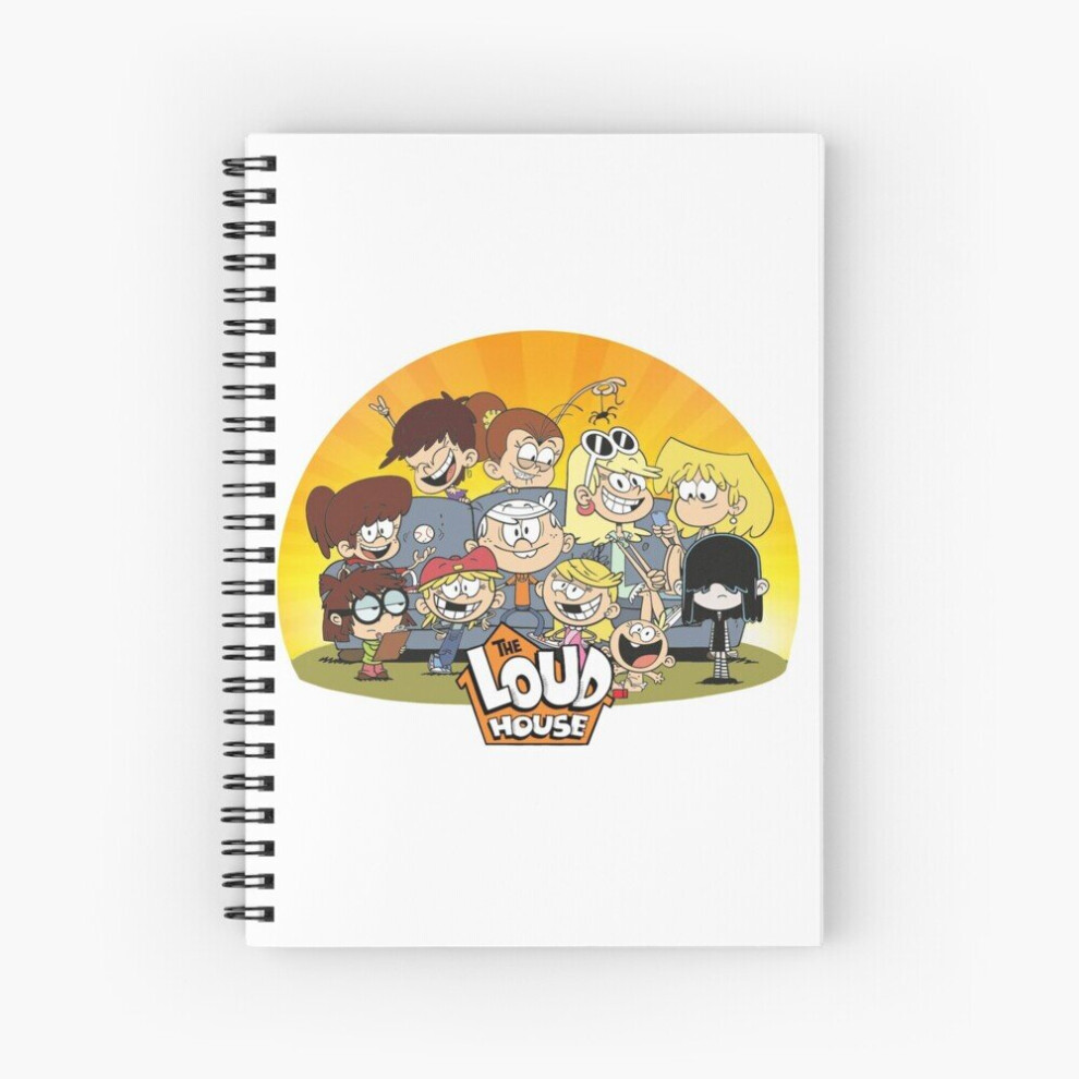 Spiral Notebook The Loud House A5 120 Pages