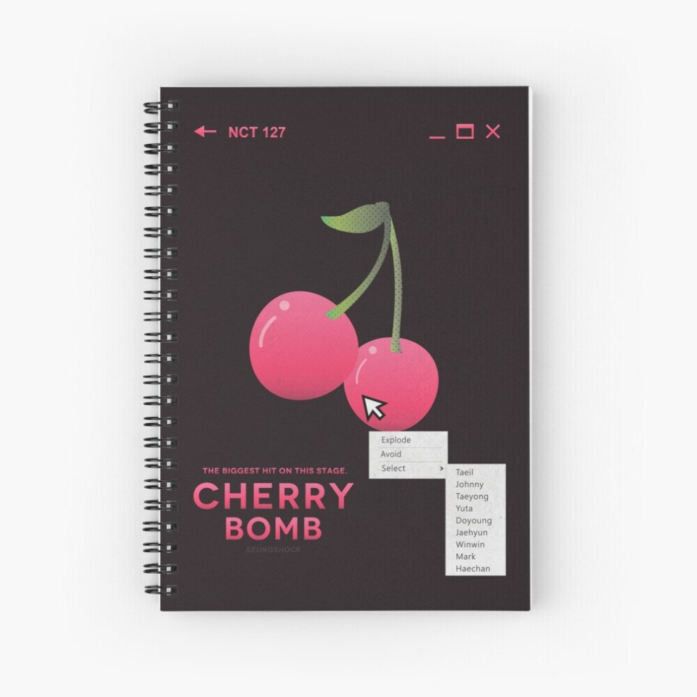 Spiral Notebook cherry bomb: select A5 120 Pages-image-OPC-PBVTW6R-NEW