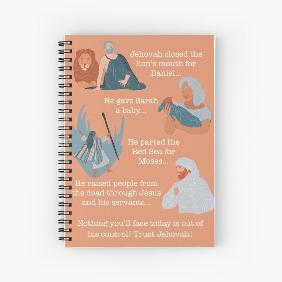 Spiral Notebook Nothing You'll Face Today is out of His Control A5 120 Pages-image-OPC-PBVTWB7-NEW