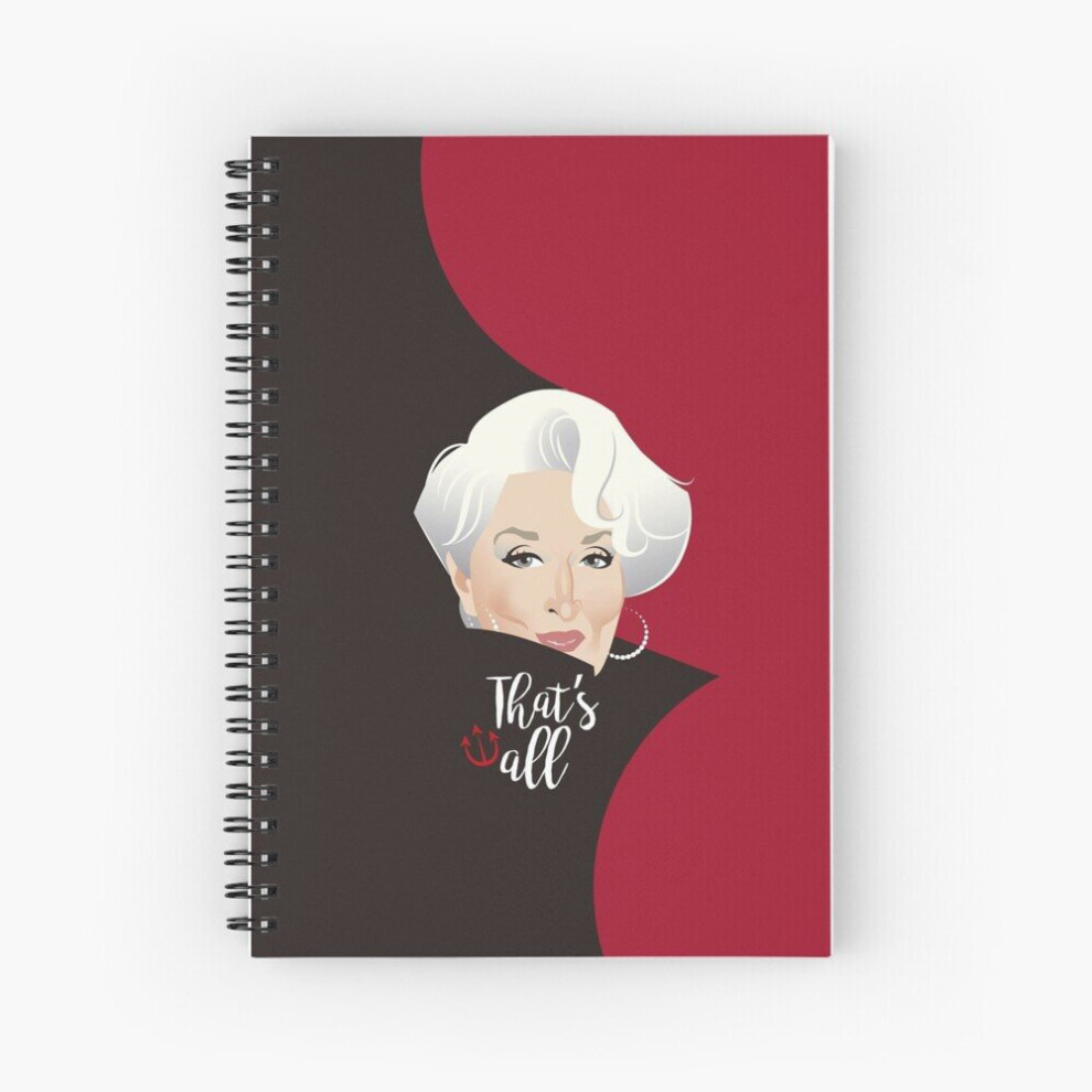 Spiral Notebook devil wears prada A5 120 Pages-image-OPC-PBVTX6Z-NEW