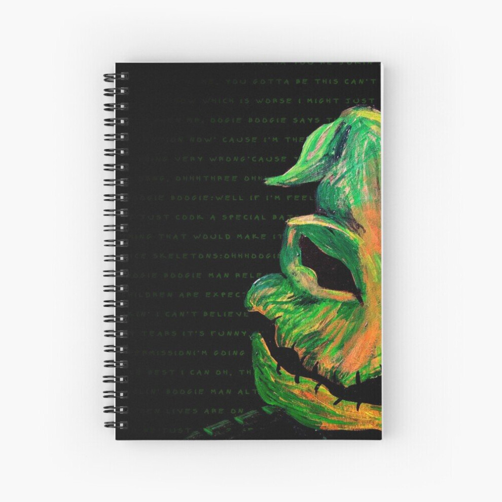 Spiral Notebook The Oogie Boogie Man A5 120 Pages-image-OPC-PBVTXBG-NEW