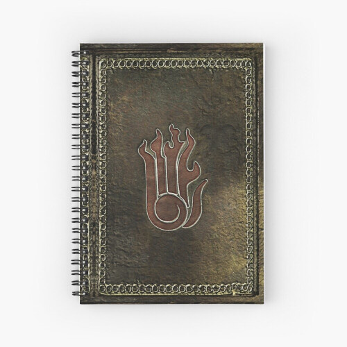Spiral Notebook Skyrim Destruction Spell Tome A5 120 Pages