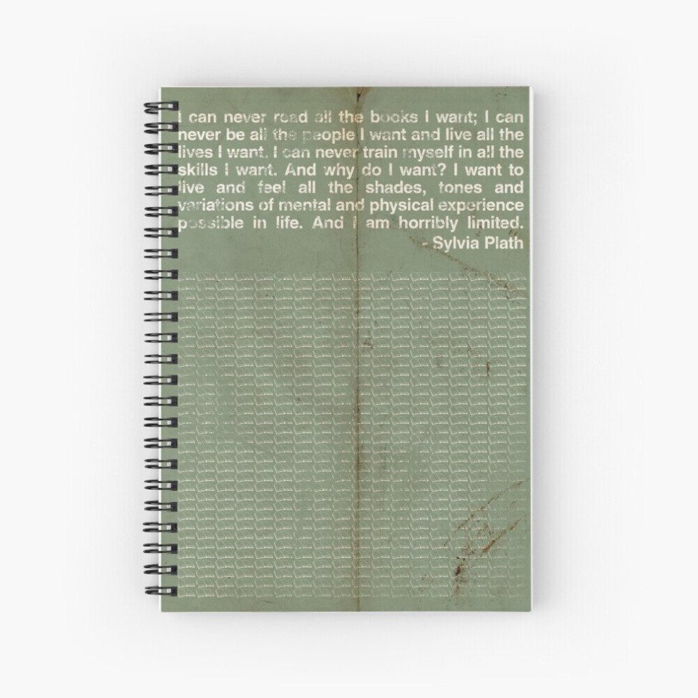 Photos - Notebook Spiral  Sylvia Plath A5 120 Pages