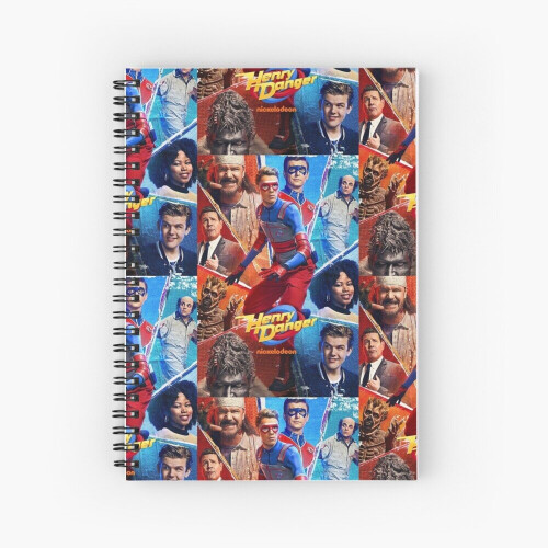 Spiral Notebook Henry Danger merch - Nickelodeon A5 120 Pages