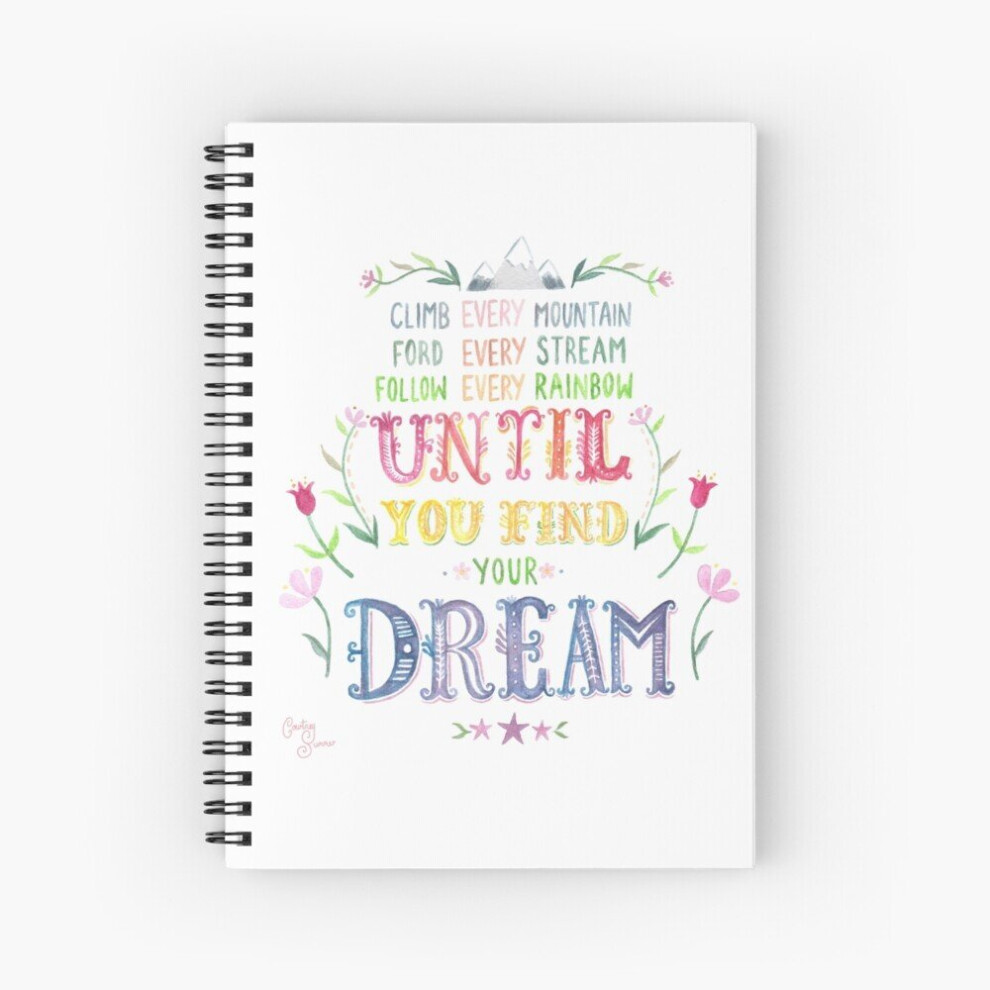 Spiral Notebook Sound of Music Climb Every Mountain A5 120 Pages-image-OPC-PBVTY9V-NEW