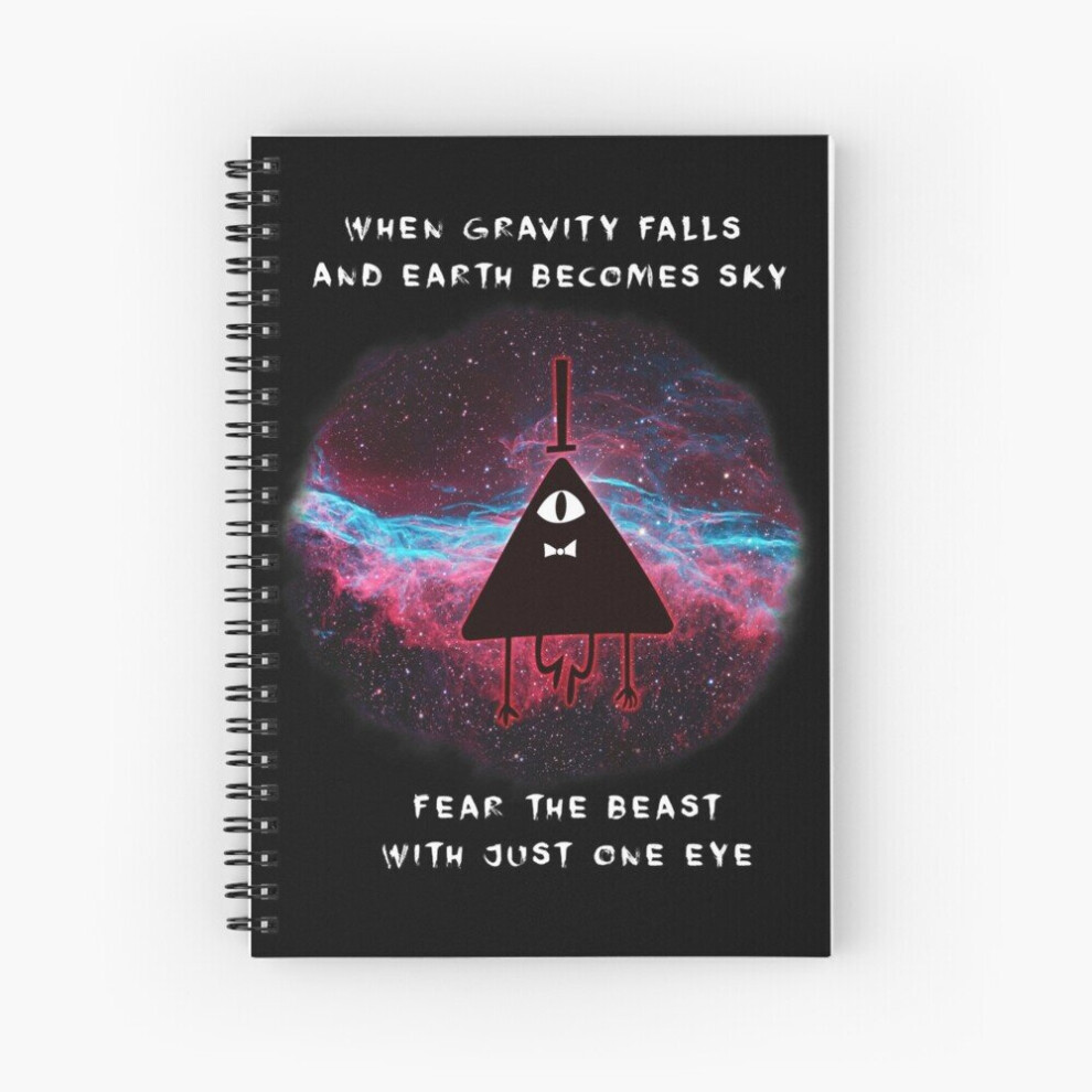 Spiral Notebook When Gravity Falls A5 120 Pages