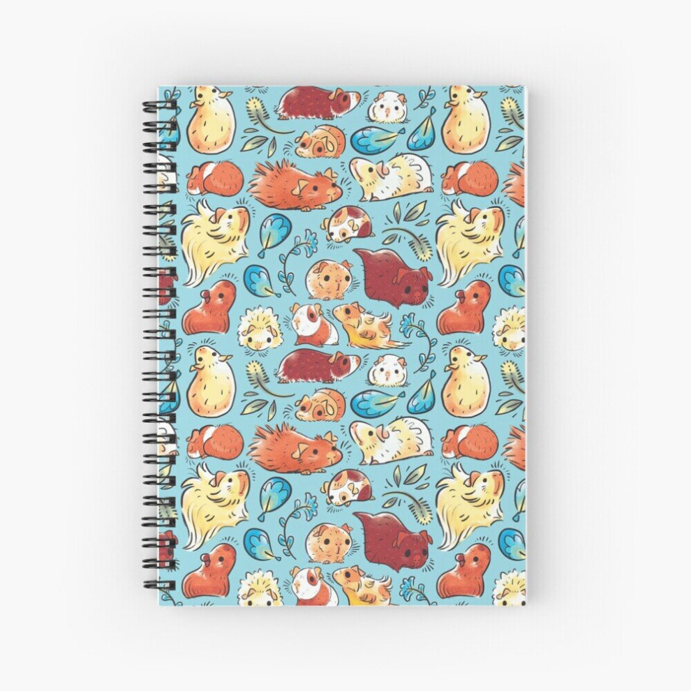Spiral Notebook Guinea Pig Huddle In Blue A5 120 Pages-image-OPC-PBVTYC9-NEW