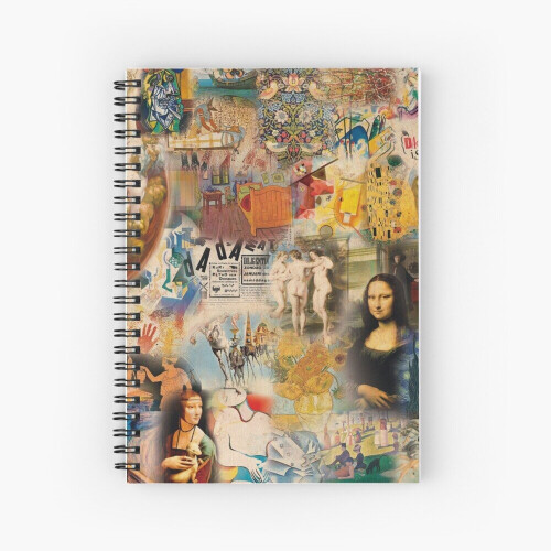 Spiral Notebook History of art A5 120 Pages