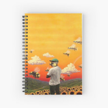 Spiral Notebook Tyler The Creater Flower Boy A5 120 Pages