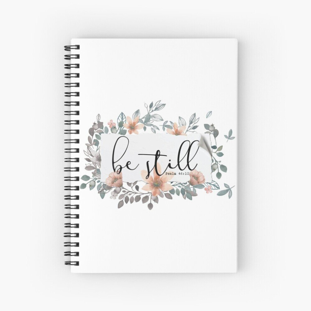 Photos - Notebook Spiral  Bible Verse - Be Still A5 120 Pages