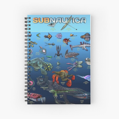 Spiral Notebook subnautica  A5 120 Pages