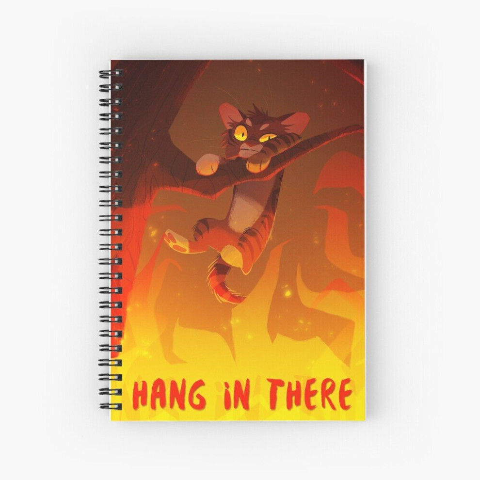 Spiral Notebook Bramblekit Hang In There  A5 120 Pages-image-OPC-PBVTVK9-NEW