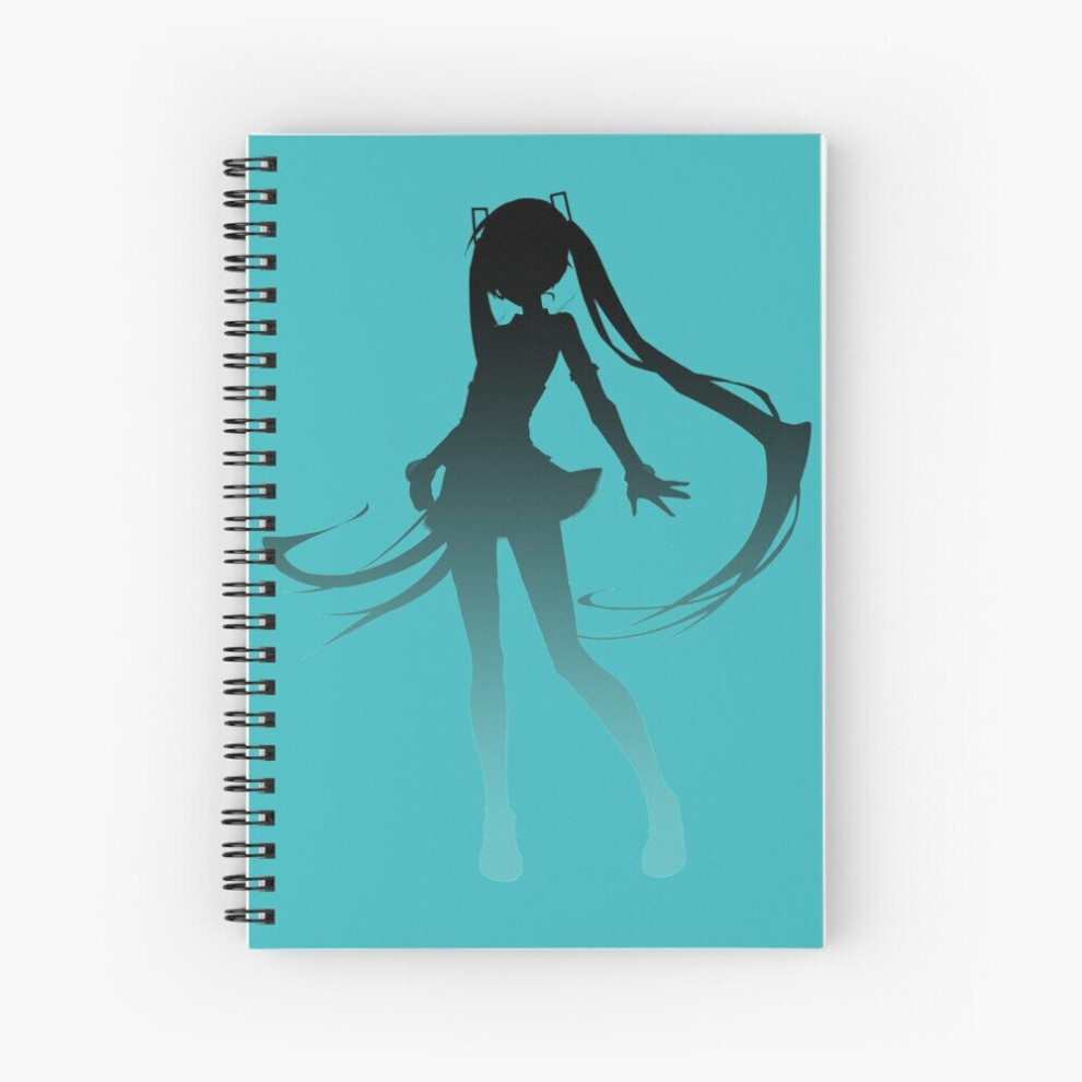 Spiral Notebook Hatsune Miku V4 Shadow Art (V1) A5 120 Pages-image-OPC-PBVTVJ7-NEW