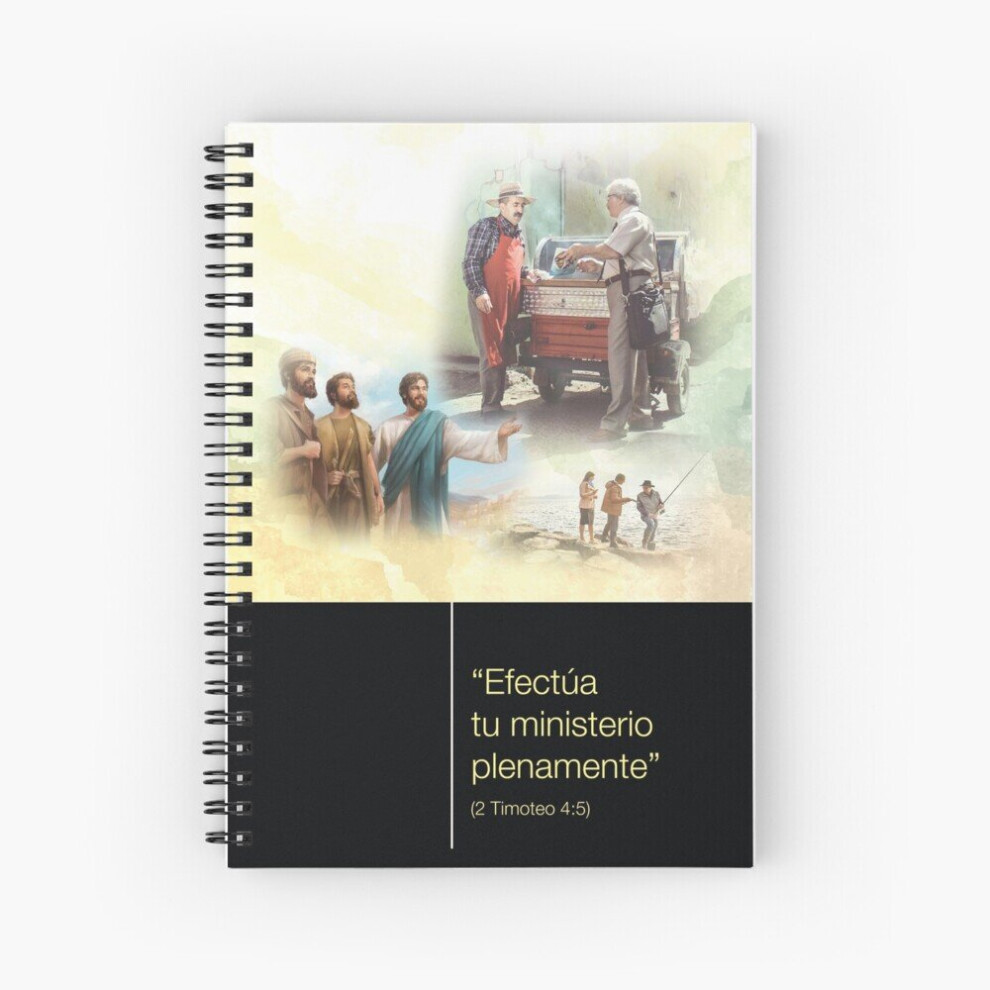 Photos - Notebook Spiral  "Fully Accomplish Your Ministry" -2 Timothy 4:5  in Spanish A5 120 Pages(PSS)
