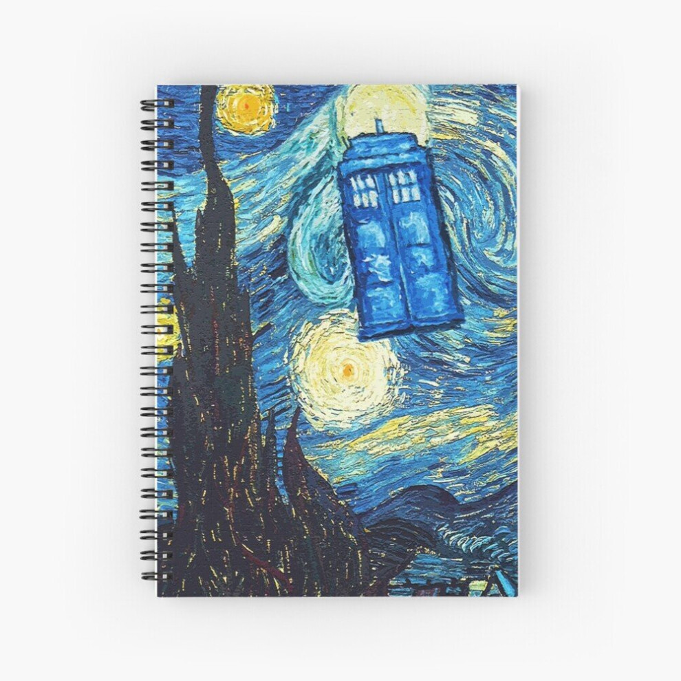Spiral Notebook Starry Night A5 120 Pages-image-OPC-PBVTZ26-NEW