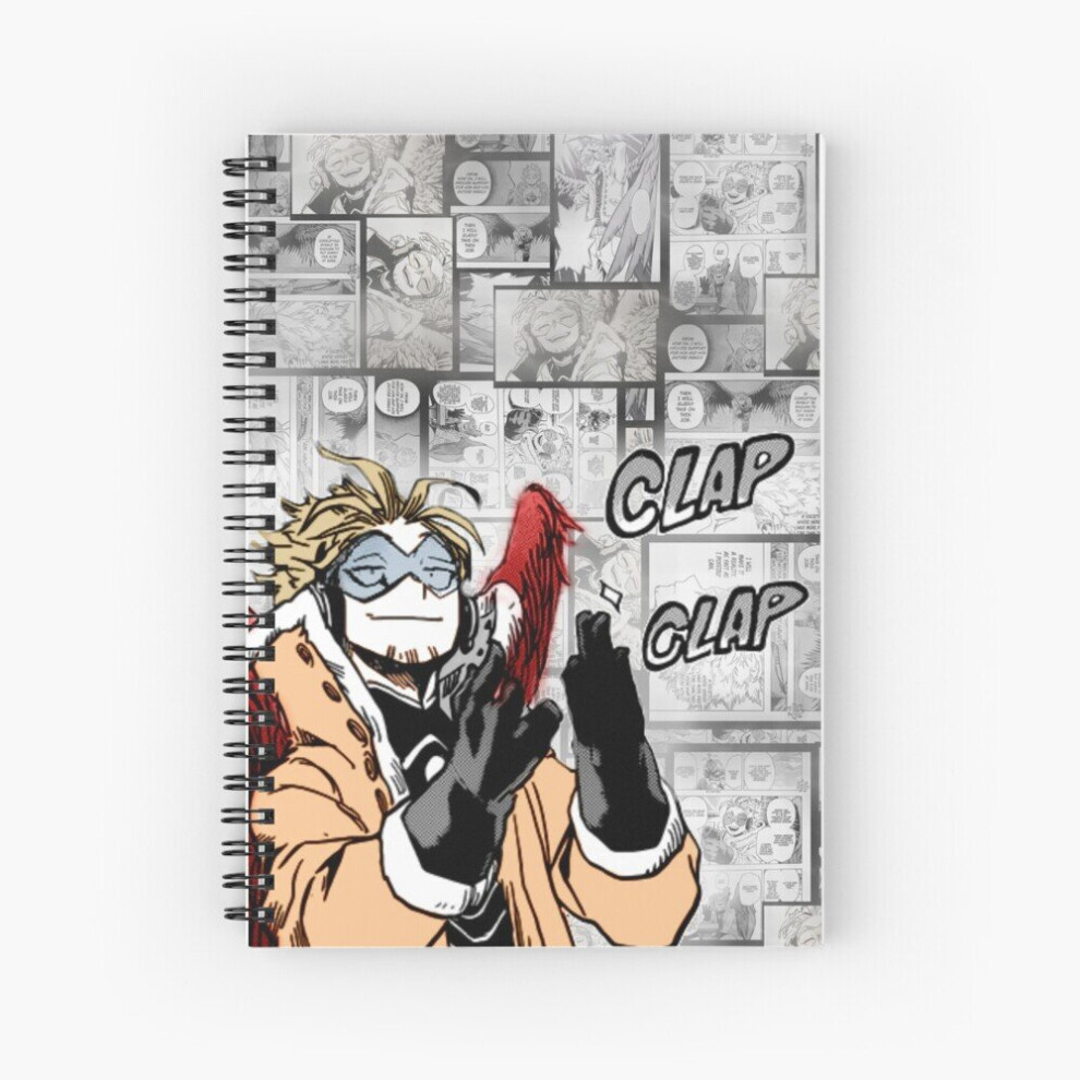 Spiral Notebook BNHA My Hero Academia Hawks 'Clap Clap' A5 120 Pages