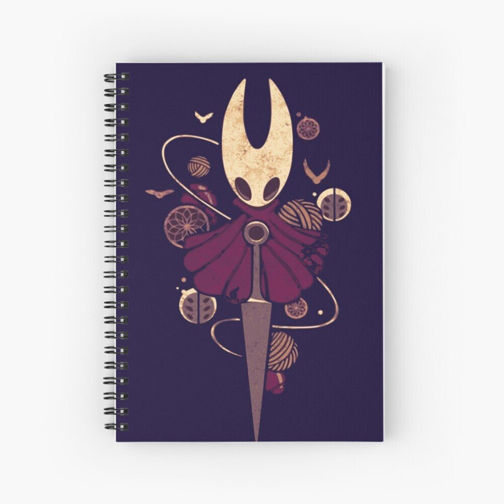 Famgem Spiral Notebook Silksong Hollow Knight Hornet Bug Videogame A5 120 Pages