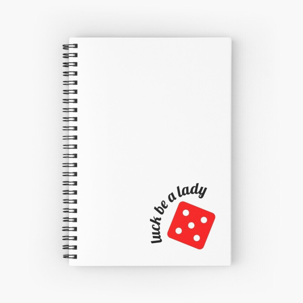 Spiral Notebook Luck Be a Lady - Guys and Dolls A5 120 Pages-image-OPC-PBVV2XC-NEW