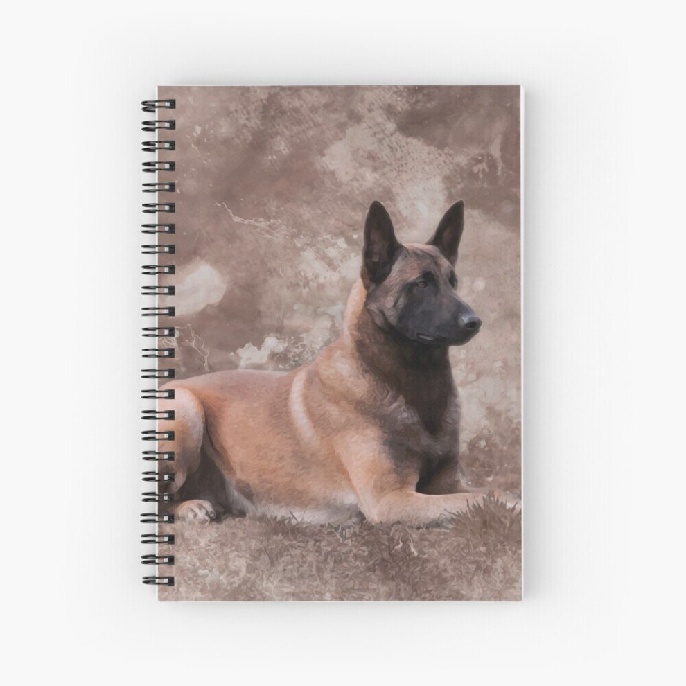 Spiral Notebook Malinois  Belgian shepherd - Mechelaar  A5 120 Pages-image-OPC-PBVV2WD-NEW