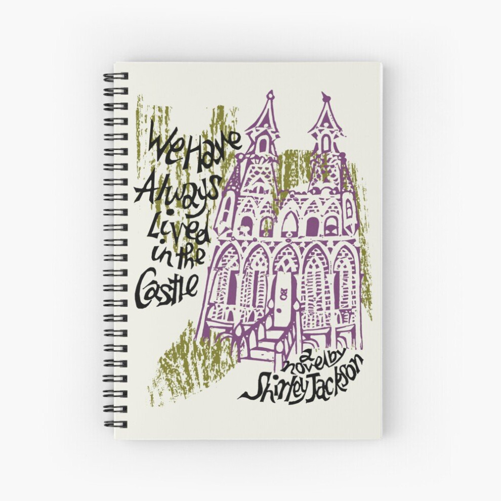 Spiral Notebook We Have Always Lived in the Castle Vintage Book Cover (1970) A5 120 Pages