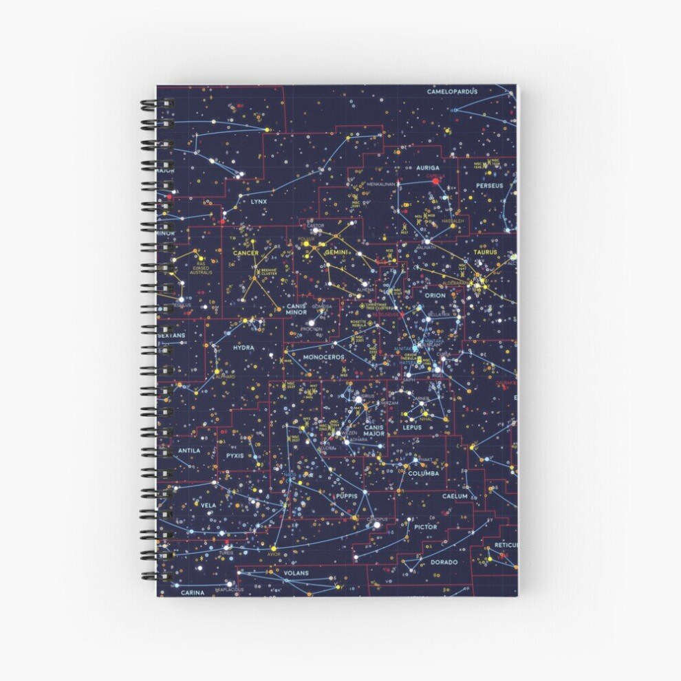 Spiral Notebook Night Constellations A5 120 Pages-image-OPC-PBVV5BP-NEW