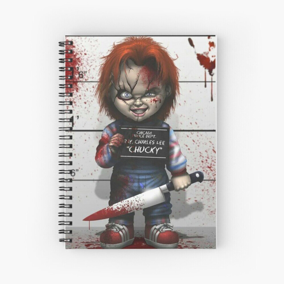 Spiral Notebook Chucky from Childs play A5 120 Pages