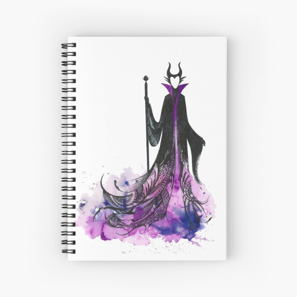 Spiral Notebook Maleficent A5 120 Pages