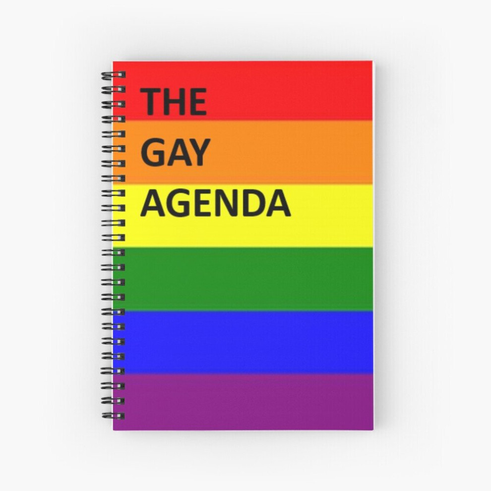 Spiral Notebook The Gay Agenda A5 120 Pages-image-OPC-PBVV5YM-NEW