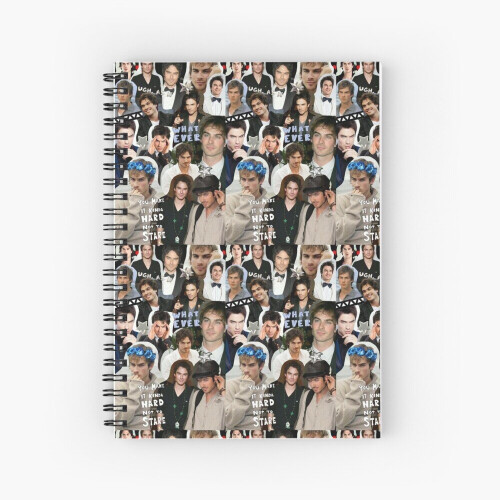 Spiral Notebook damon salvatore collage A5 120 Pages on OnBuy
