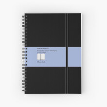 Spiral Notebook Moleskine Blue A5 120 Pages