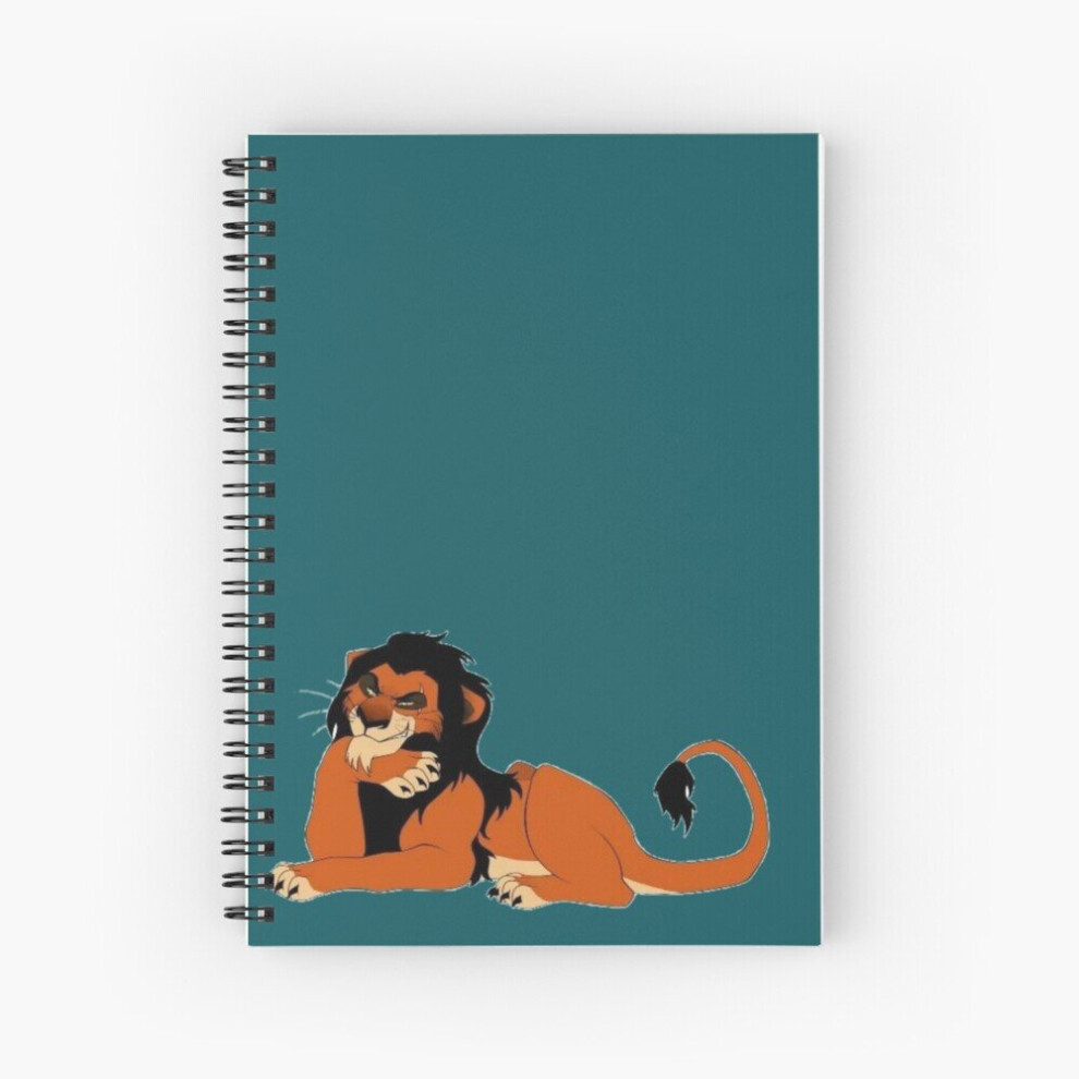 Spiral Notebook Scar from lion king A5 120 Pages-image-OPC-PBVV7QV-NEW