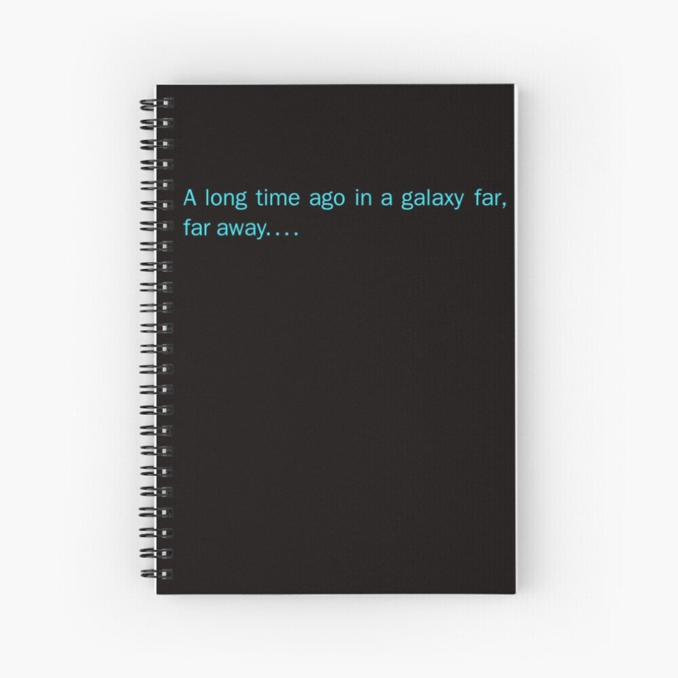 Spiral Notebook a long time ago in a galaxy far,far away.... (back) A5 120 Pages-image-OPC-PBVV7SX-NEW