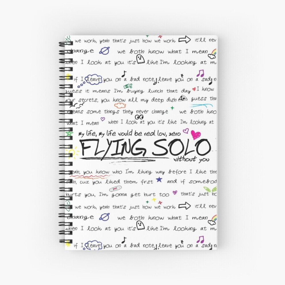 Spiral Notebook "Flying Solo" Julie and the Phantoms A5 120 Pages-image-OPC-PBVV82J-NEW