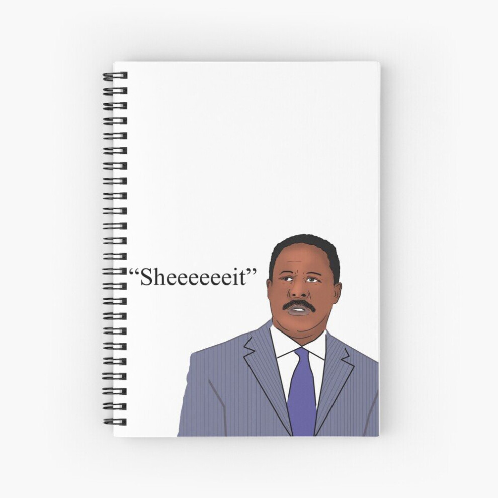 Photos - Notebook Spiral The Wire - Senator Clay Davis, Sheeeeeeit. A5 120 Pages